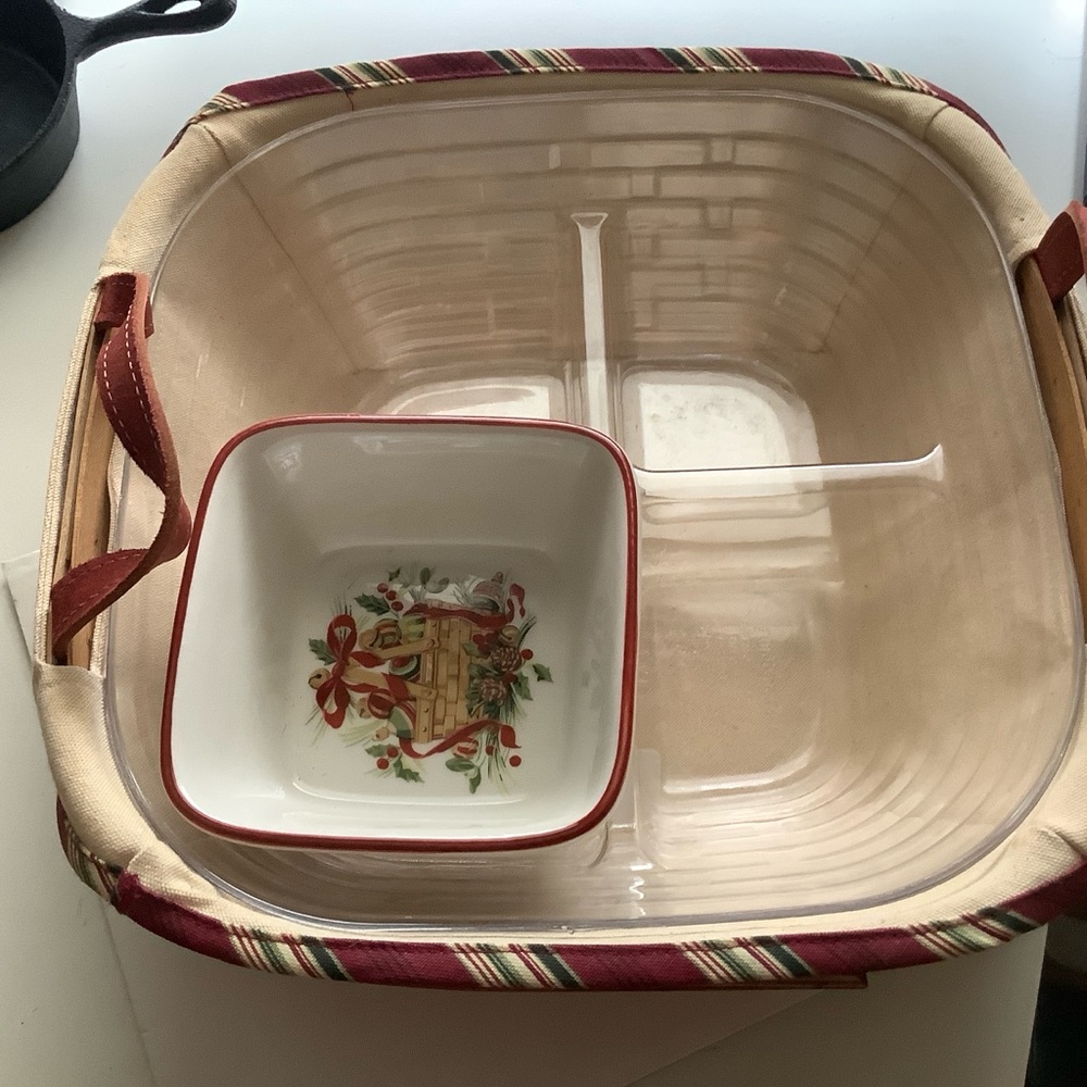 Longaberger Silver Bells basket